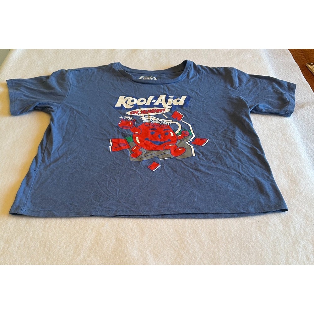 Kool Aid Oh Yeah Kraft Mens Graphic T Shirt Blue XXL Comfort Retro Casual 2XL